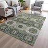 Piper Looms Chantille Panels ACN1926 Olive Machine Washable Area Rug Lifestyle Image Feature