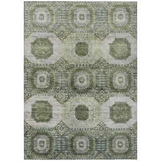 Piper Looms Chantille Panels ACN1926 Olive Machine Washable Area Rug main image