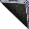 Piper Looms Chantille Panels ACN1926 Purple Machine Washable Area Rug Backing Image