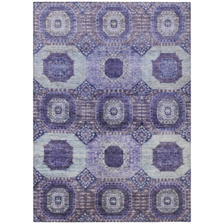 Piper Looms Chantille Panels ACN1926 Purple Machine Washable Area Rug main image