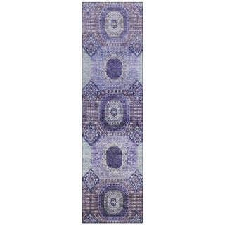 Piper Looms Chantille Panels ACN1926 Purple Machine Washable Area Rug Runner Main Image