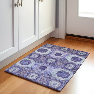 Piper Looms Chantille Panels ACN1926 Purple Machine Washable Area Rug Scatter Lifestyle Image Feature