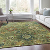 Piper Looms Chantille Global ACN1927 Aloe Machine Washable Area Rug Lifestyle Image Feature