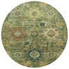 Piper Looms Chantille Global ACN1927 Aloe Machine Washable Area Rug Round Main Image