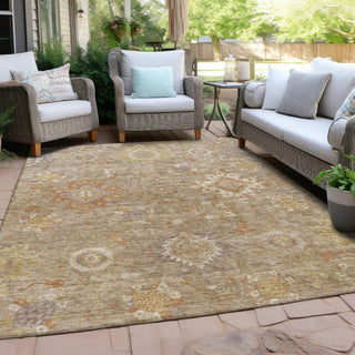Piper Looms Chantille Global ACN1927 Beige Machine Washable Area Rug Outdoor Lifestyle Image Feature