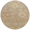 Piper Looms Chantille Global ACN1927 Beige Machine Washable Area Rug Round Main Image