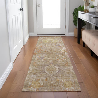 Piper Looms Chantille Global ACN1927 Beige Machine Washable Area Rug Runner Lifestyle Image Feature