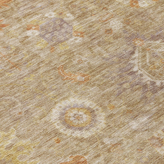 Piper Looms Chantille Global ACN1927 Beige Machine Washable Area Rug Swatch Image