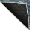 Piper Looms Chantille Global ACN1927 Blue Machine Washable Area Rug Backing Image