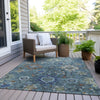 Piper Looms Chantille Global ACN1927 Blue Machine Washable Area Rug Outdoor Lifestyle Image Feature