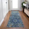 Piper Looms Chantille Global ACN1927 Blue Machine Washable Area Rug Runner Lifestyle Image Feature