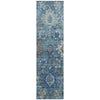 Piper Looms Chantille Global ACN1927 Blue Machine Washable Area Rug Runner Main Image