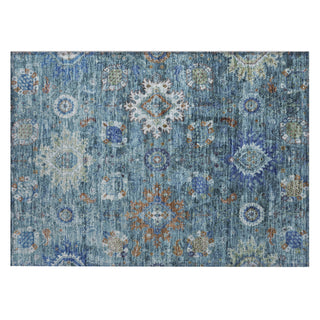 Piper Looms Chantille Global ACN1927 Blue Machine Washable Area Rug Scatter Main Image