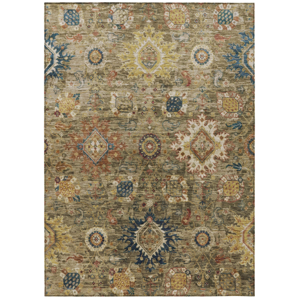 Piper Looms Chantille Global ACN1927 Brown Machine Washable Area Rug main image