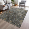 Piper Looms Chantille Global ACN1927 Pewter Machine Washable Area Rug Lifestyle Image Feature