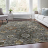 Piper Looms Chantille Global ACN1927 Pewter Machine Washable Area Rug Lifestyle Image Feature