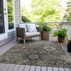 Piper Looms Chantille Global ACN1927 Pewter Machine Washable Area Rug Outdoor Lifestyle Image Feature