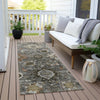 Piper Looms Chantille Global ACN1927 Pewter Machine Washable Area Rug Runner Outdoor Lifestyle Image Feature