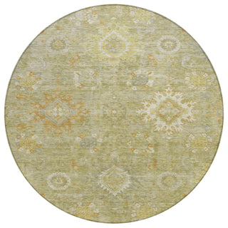 Piper Looms Chantille Global ACN1927 Sage Machine Washable Area Rug Round Main Image