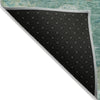 Piper Looms Chantille Global ACN1927 Teal Machine Washable Area Rug Backing Image