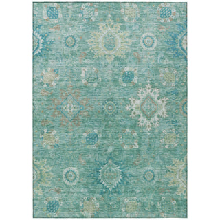 Piper Looms Chantille Global ACN1927 Teal Machine Washable Area Rug main image