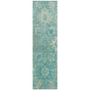 Piper Looms Chantille Global ACN1927 Teal Machine Washable Area Rug Runner Main Image