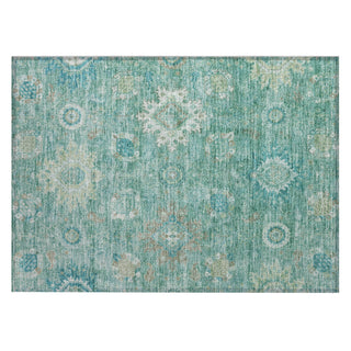 Piper Looms Chantille Global ACN1927 Teal Machine Washable Area Rug Scatter Main Image