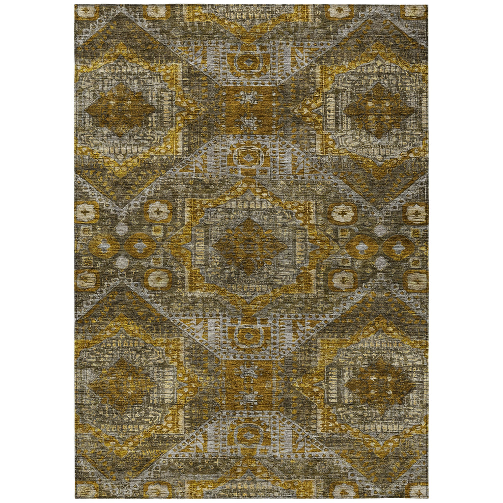 Piper Looms Chantille Global ACN1928 Brown Machine Washable Area Rug main image