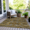 Piper Looms Chantille Global ACN1928 Brown Machine Washable Area Rug Outdoor Lifestyle Image Feature