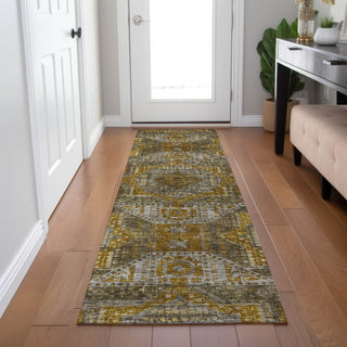 Piper Looms Chantille Global ACN1928 Brown Machine Washable Area Rug Runner Lifestyle Image Feature