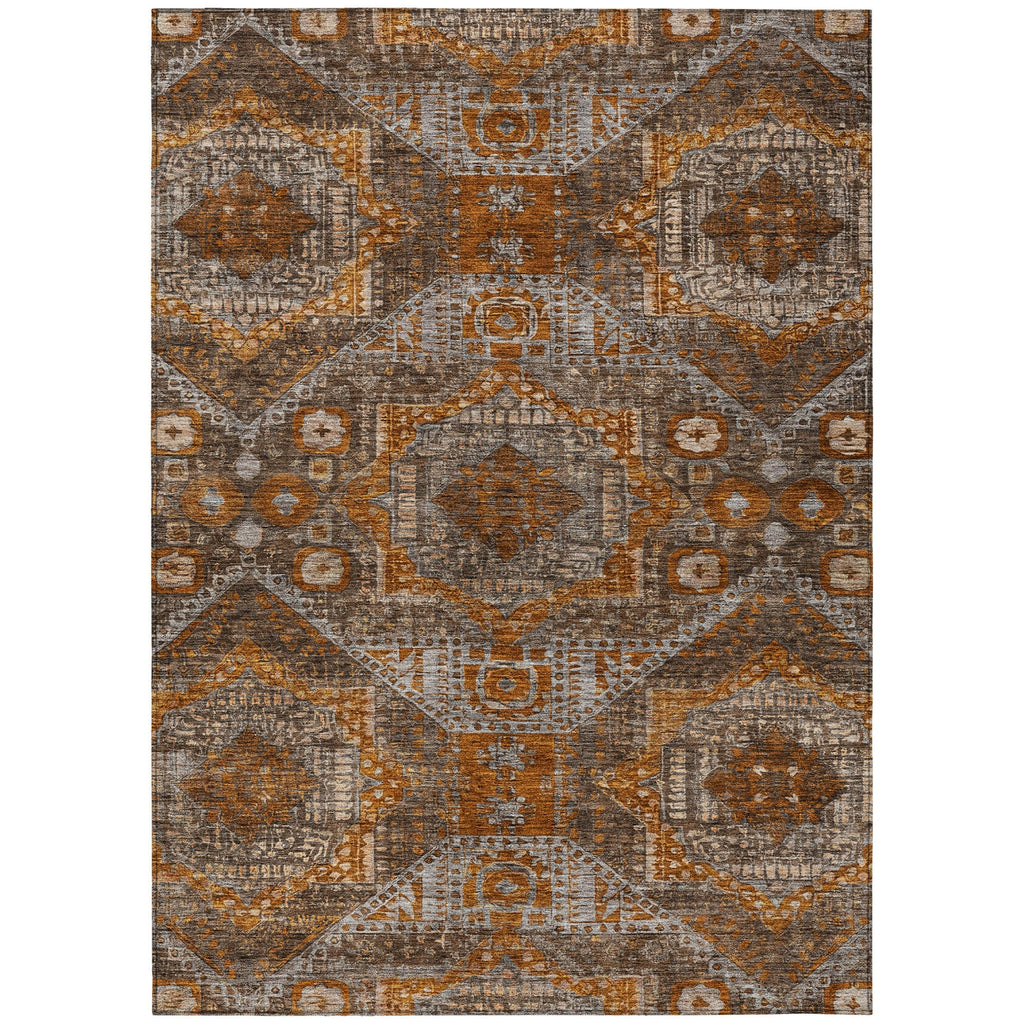 Piper Looms Chantille Global ACN1928 Copper Machine Washable Area Rug main image