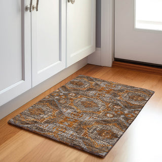 Piper Looms Chantille Global ACN1928 Copper Machine Washable Area Rug Scatter Lifestyle Image Feature