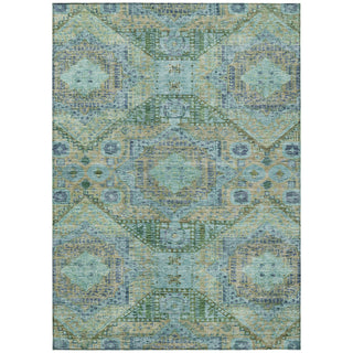 Piper Looms Chantille Global ACN1929 Green Machine Washable Area Rug main image