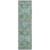 Piper Looms Chantille Global ACN1929 Green Machine Washable Area Rug Runner Main Image