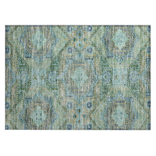 Piper Looms Chantille Global ACN1929 Green Machine Washable Area Rug Scatter Main Image