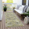 Piper Looms Chantille Global ACN1929 Khaki Machine Washable Area Rug Runner Outdoor Lifestyle Image Feature