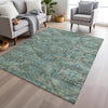 Piper Looms Chantille Global ACN1929 Sage Machine Washable Area Rug Lifestyle Image Feature
