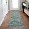 Piper Looms Chantille Global ACN1929 Sage Machine Washable Area Rug Runner Lifestyle Image Feature