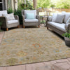 Piper Looms Chantille Global ACN1930 Beige Machine Washable Area Rug Outdoor Lifestyle Image Feature