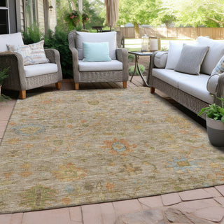 Piper Looms Chantille Global ACN1930 Beige Machine Washable Area Rug Outdoor Lifestyle Image Feature