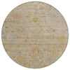 Piper Looms Chantille Global ACN1930 Beige Machine Washable Area Rug Round Main Image