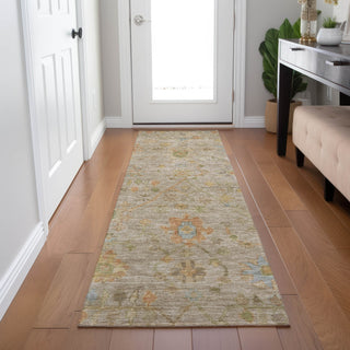 Piper Looms Chantille Global ACN1930 Beige Machine Washable Area Rug Runner Lifestyle Image Feature