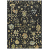 Piper Looms Chantille Global ACN1930 Black Machine Washable Area Rug main image