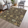 Piper Looms Chantille Global ACN1930 Brown Machine Washable Area Rug Lifestyle Image Feature