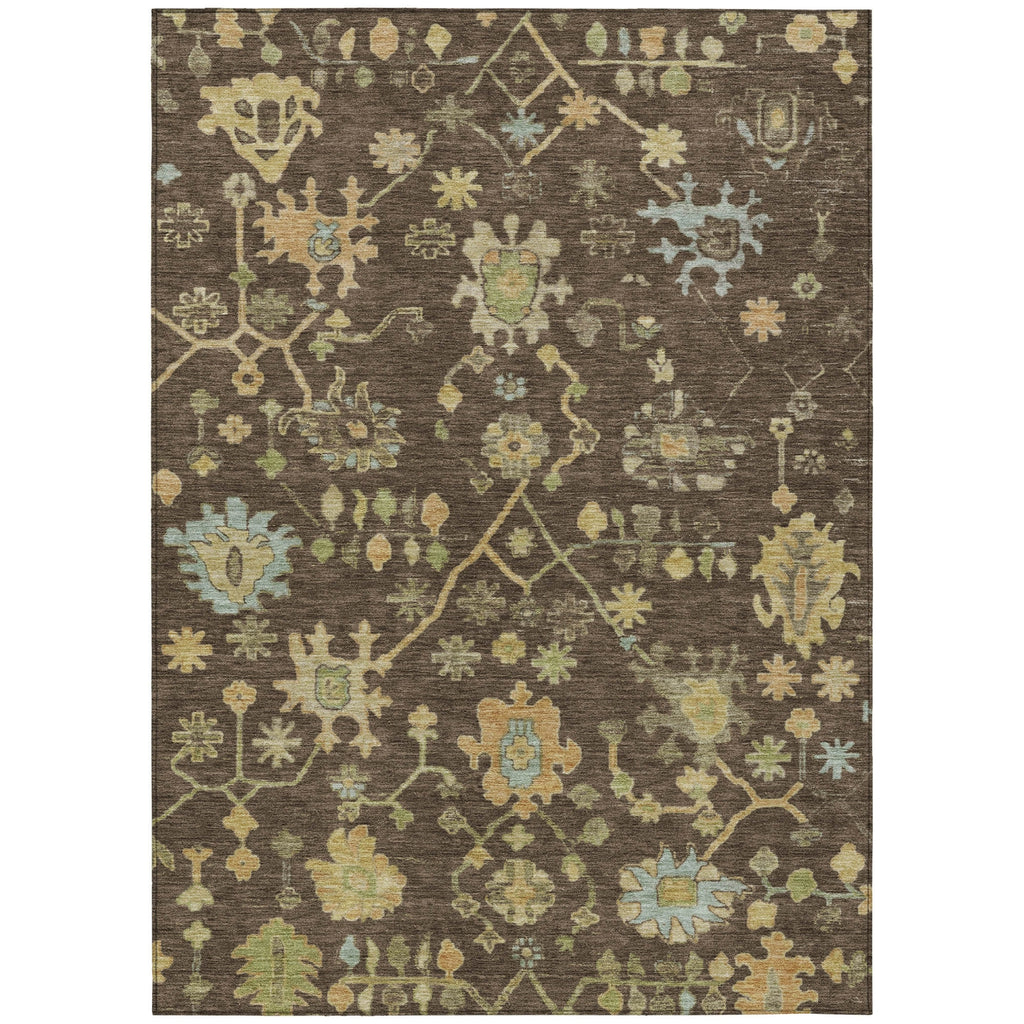 Piper Looms Chantille Global ACN1930 Brown Machine Washable Area Rug main image