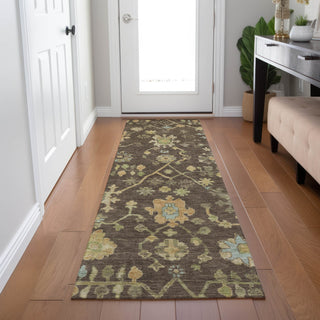 Piper Looms Chantille Global ACN1930 Brown Machine Washable Area Rug Runner Lifestyle Image Feature