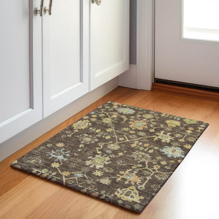 Piper Looms Chantille Global ACN1930 Brown Machine Washable Area Rug Scatter Lifestyle Image Feature