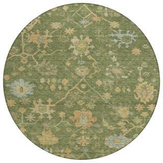 Piper Looms Chantille Global ACN1930 Fern Machine Washable Area Rug Round Main Image