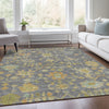 Piper Looms Chantille Global ACN1930 Gray Machine Washable Area Rug Lifestyle Image Feature