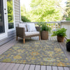 Piper Looms Chantille Global ACN1930 Gray Machine Washable Area Rug Outdoor Lifestyle Image Feature